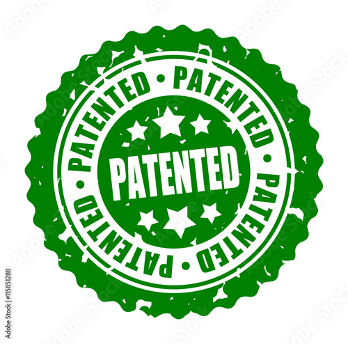 Vector round stamp PATENTED