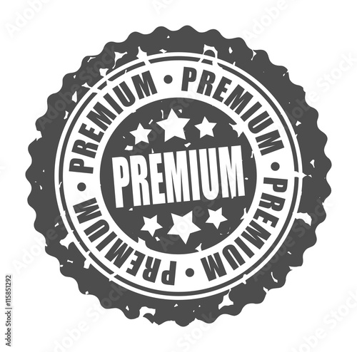 Vector round stamp PREMIUM