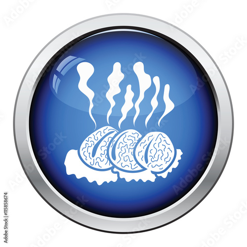 Smoking cutlet icon