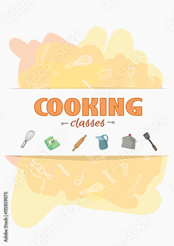 Cooking classes poster