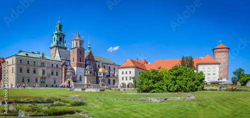Wawel, royal castle and cathedral in Cracow, Poland