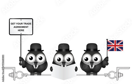 Comical United Kingdom Trade Delegation