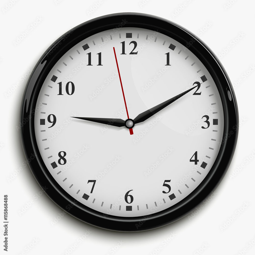 Office Clock Illustration Office Clock Illustration
