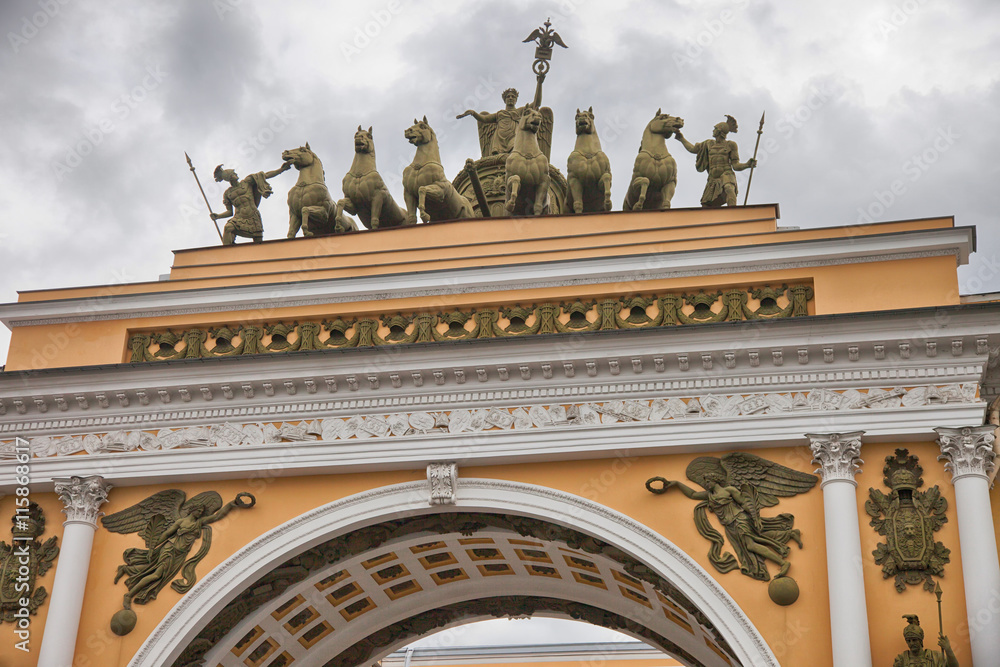 Fototapeta premium St. Petersburg. Palace Square. General staff. Arch