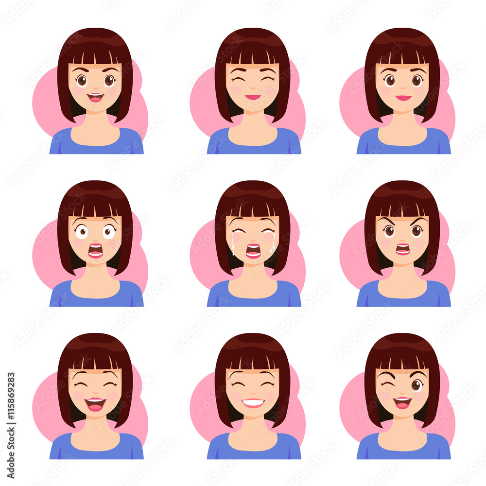 woman shot hair face emotion woman shot hair face emotion