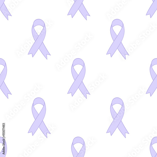 Lavender ribbon epilepsy cancer solidarity day