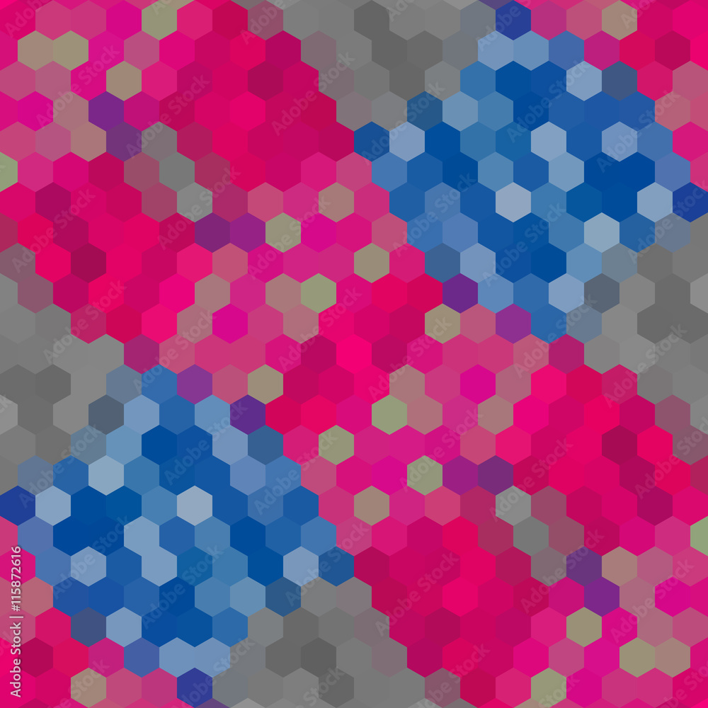 custom made wallpaper toronto digitalKaleidoscopic low poly hexagon style vector mosaic background