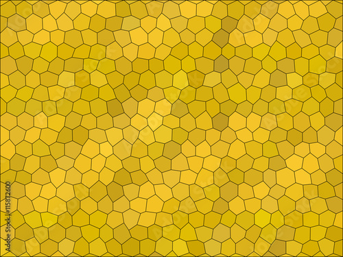 Gradient low poly hexagon style vector mosaic background