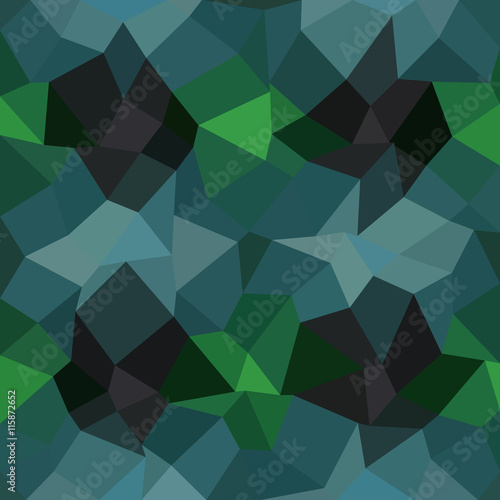 Kaleidoscopic low poly triangle style vector mosaic background
