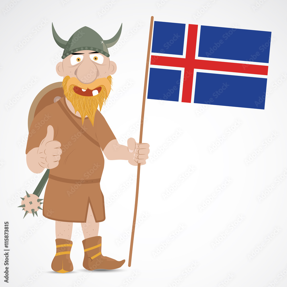 Funny cartoon viking Funny cartoon viking