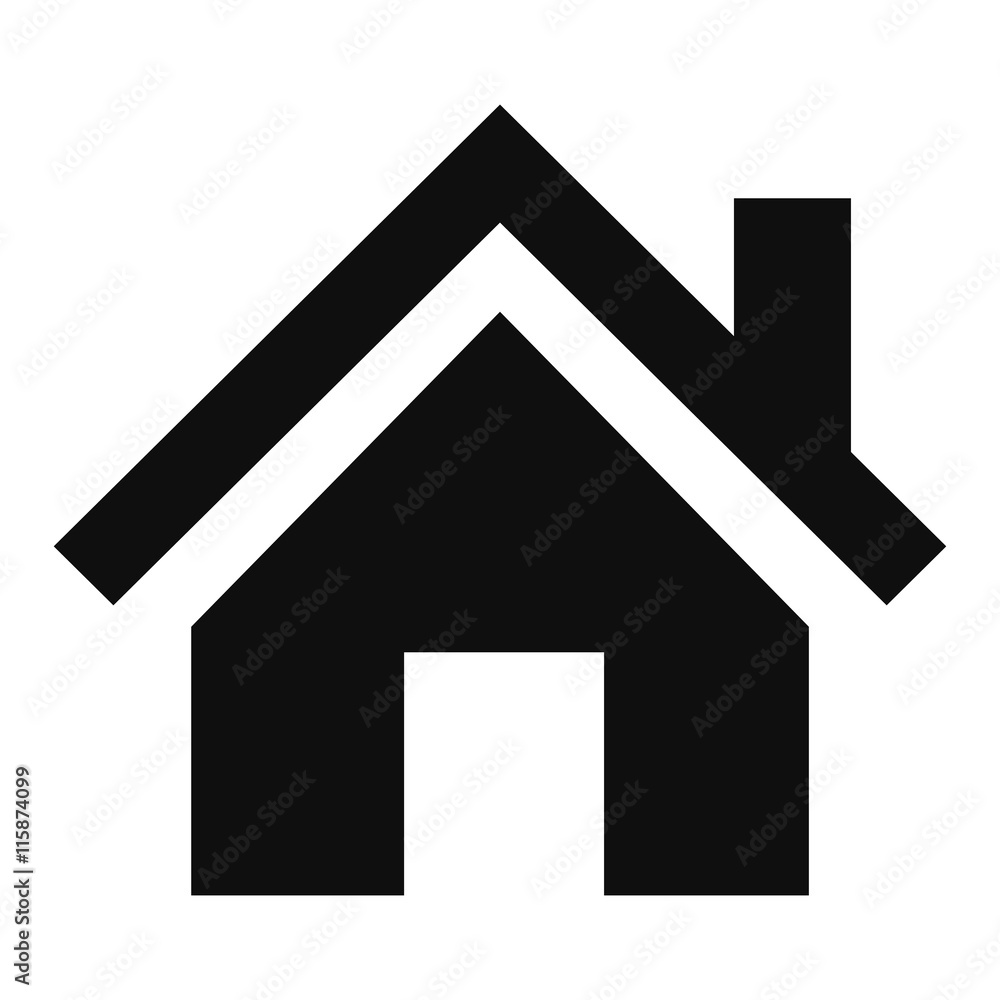 flat design house pictogram icon vector illustration flat design house pictogram icon vector illustration