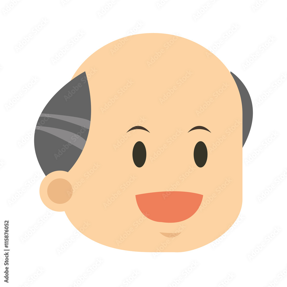 flat design man face icon vector illustration flat design man face icon vector illustration