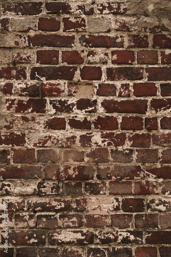 old dark brick wall background