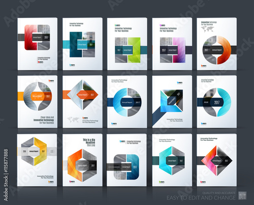 Brochure template layout, cover design annual report, magazine, 
