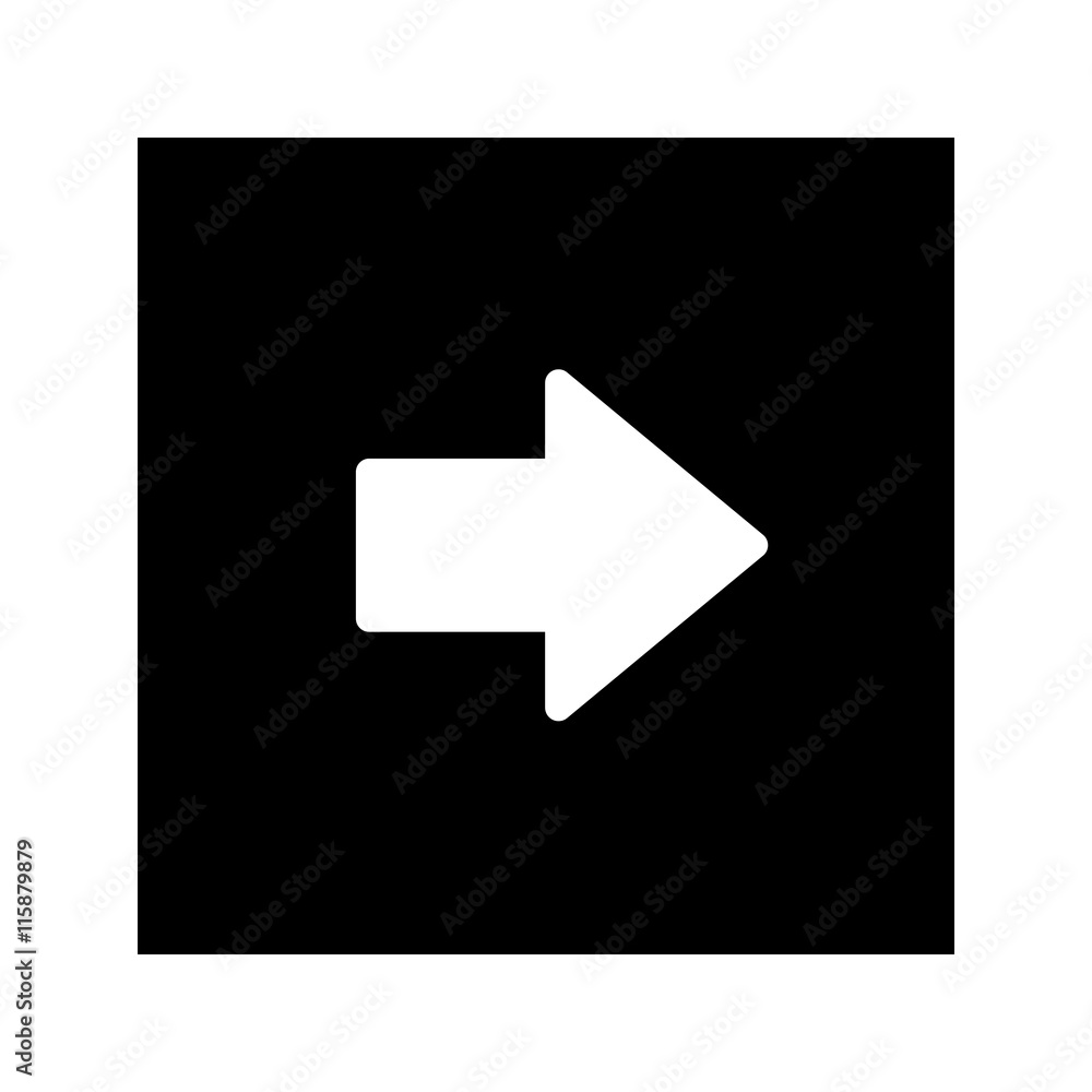 flat design arrow pointing right icon vector illustration flat design arrow pointing right icon vector illustration