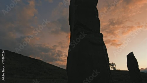 Megaliths at dawn photo