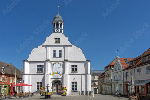 Wolgast Rathaus Marktplatz Usedom photo