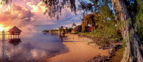 Fotografie, Obraz tahiti islands