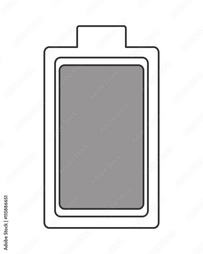 flat design full battery symbol icon vector illustration flat design full battery symbol icon vector illustration