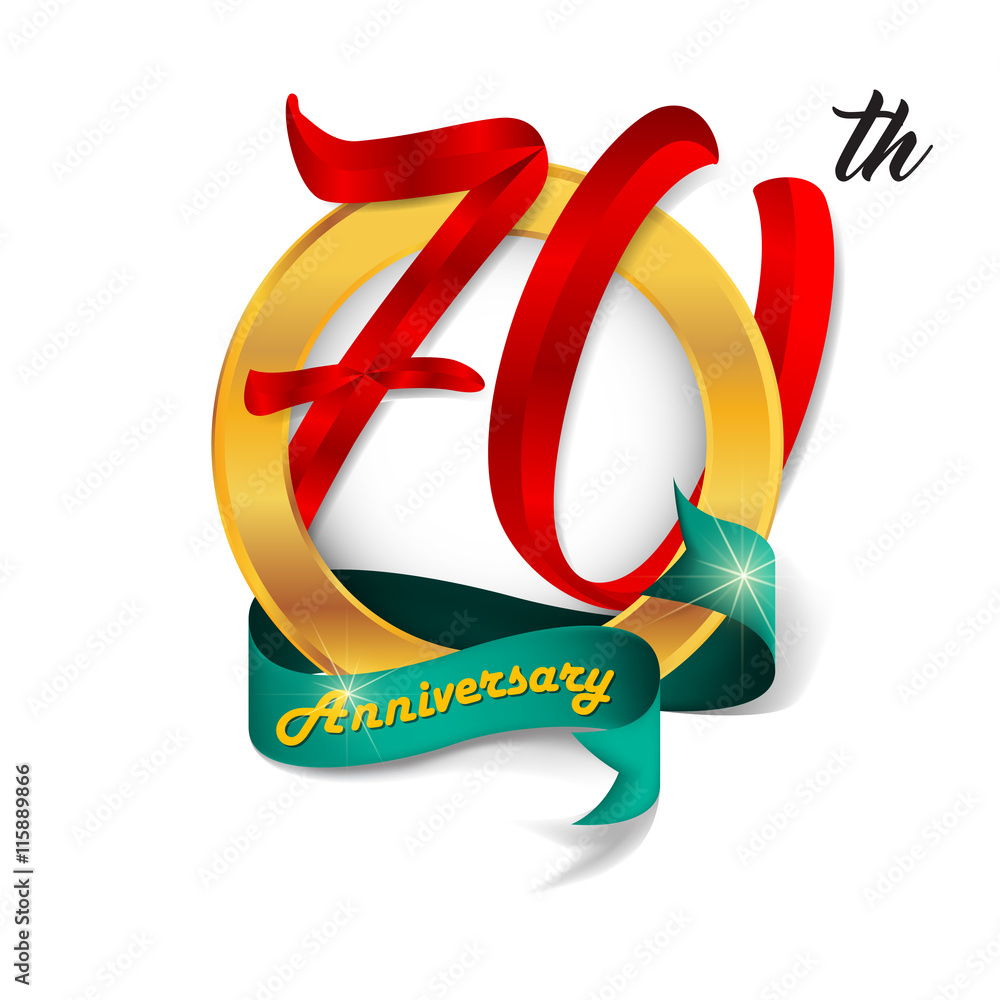 Anniversary emblems template design Anniversary emblems template design