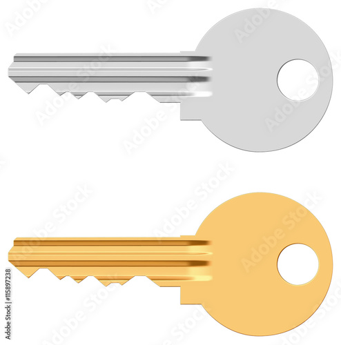 Pin tumbler lock key