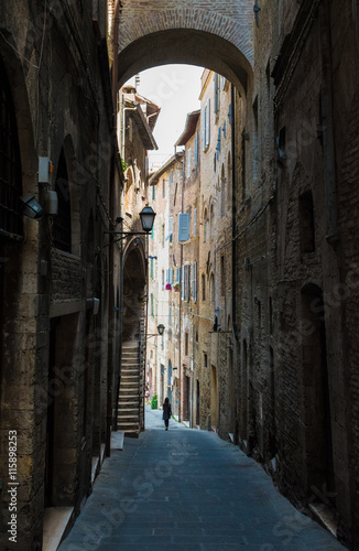 Perugia  an awesome medieval city  capital of Umbria region  central Italy