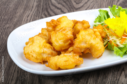 Squid tempura