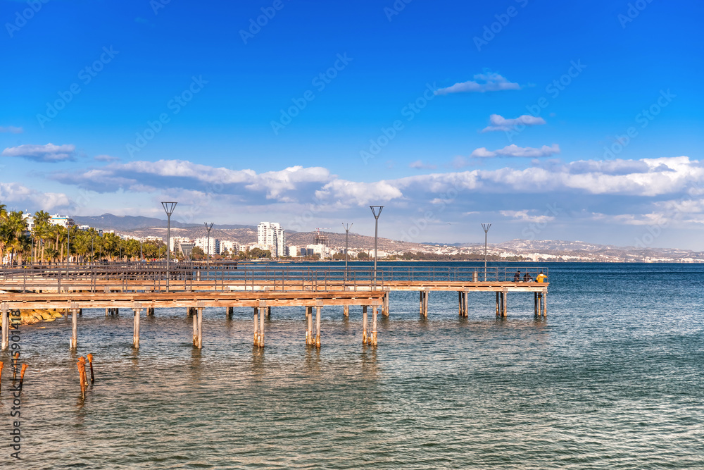 Pier at Enaerios Area. Limassol, Cyprus