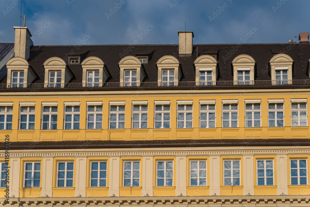 Fototapeta premium Hausfassade in München