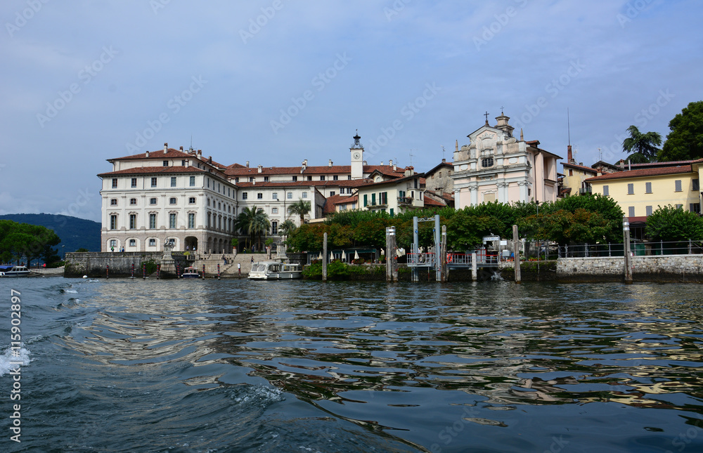 Isola Bella's palace view, Lago Maggiore