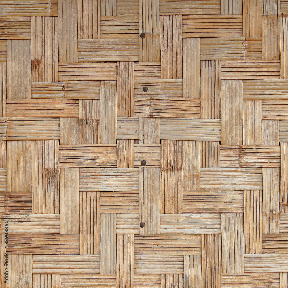 woven wood as background woven wood as background