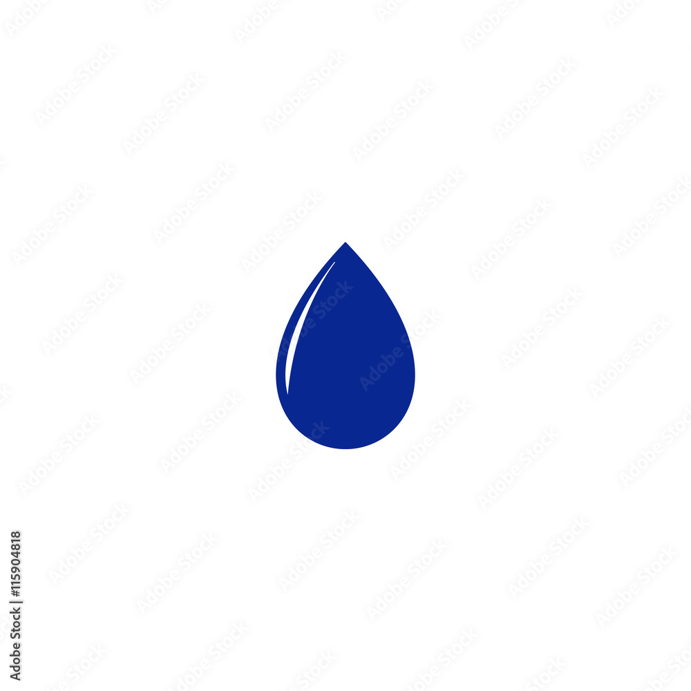 Vector illustration of black drop Vector illustration of black drop