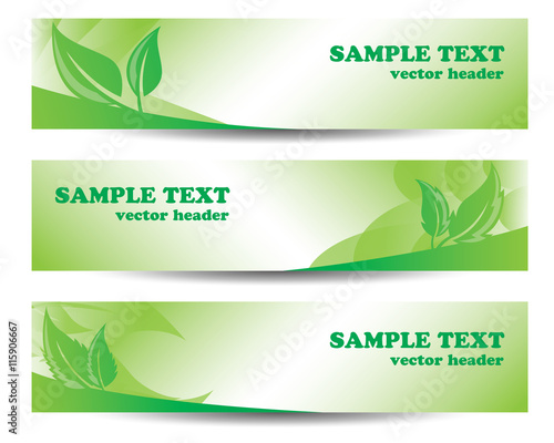 go green banners