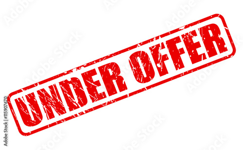 UNDER OFFER ONLY RED STAMP TEXT