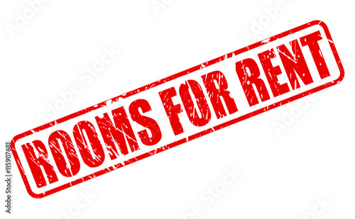 ROOMS FOR RENT ONLY RED STAMP TEXT