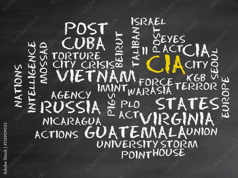 CIA - obrazy, fototapety, plakaty 