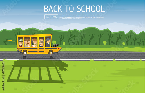 Back to School. Vector Illustration.