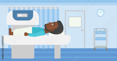 Magnetic resonance imaging.