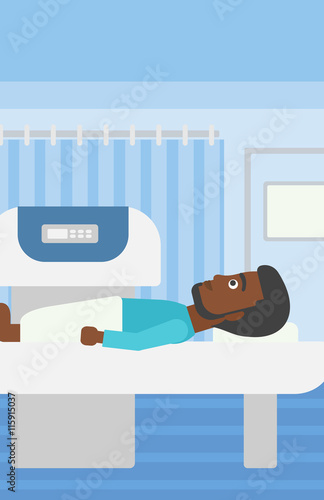 Magnetic resonance imaging.