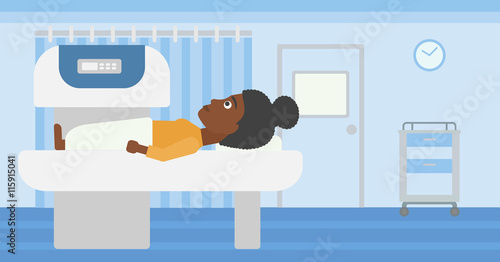 Magnetic resonance imaging.