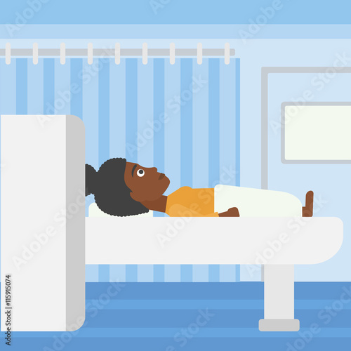 Magnetic resonance imaging.