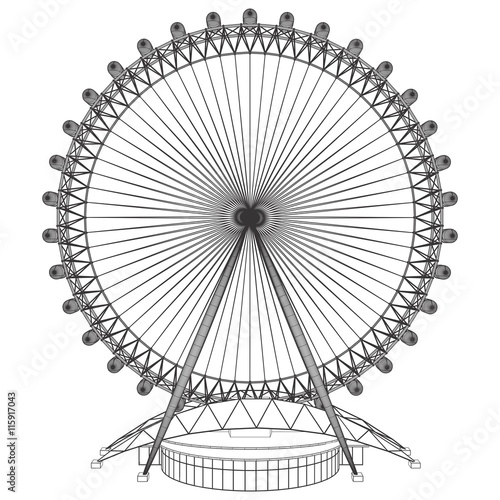 Carousel Isolated Illustration Vector