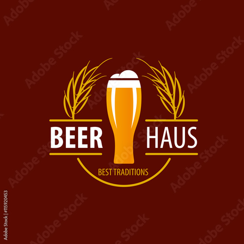 vector beer logo