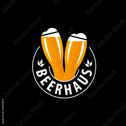 vector beer logo