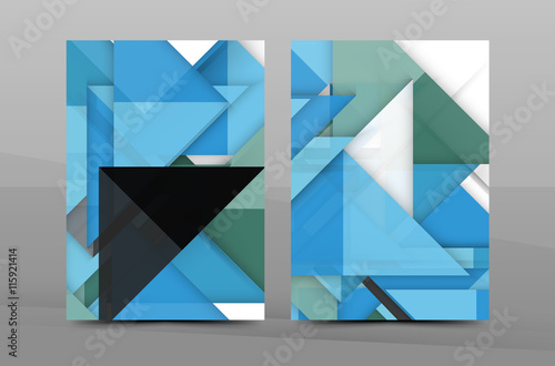 Geometric abstract background