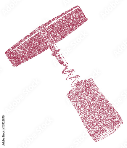Doted Corkscrew with Cork