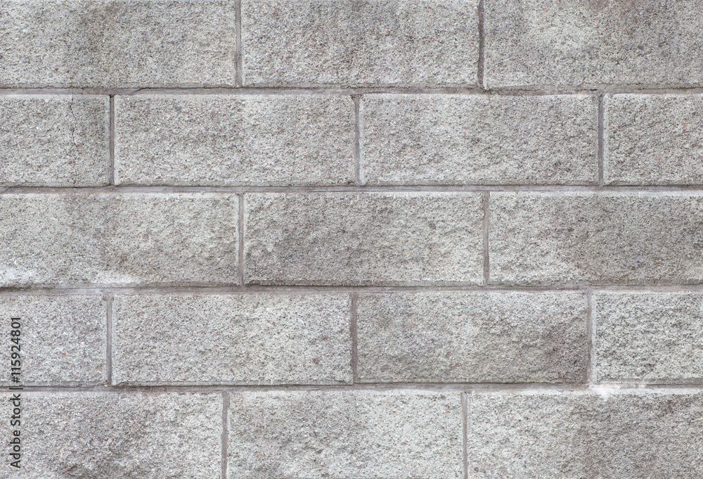 Concrete block wall seamless background and texture..