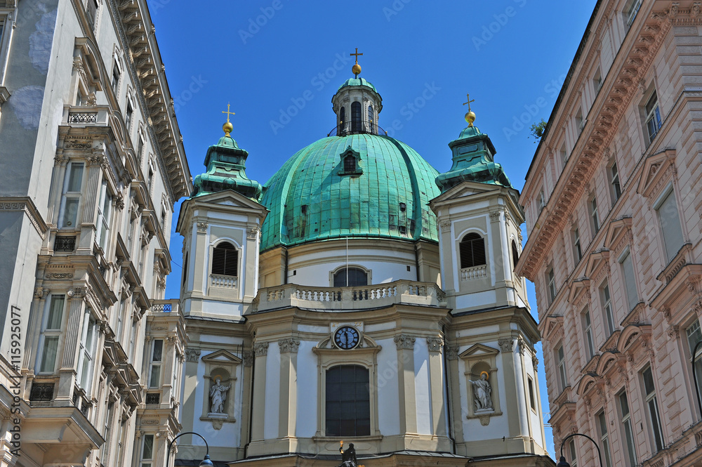 Old baroque church