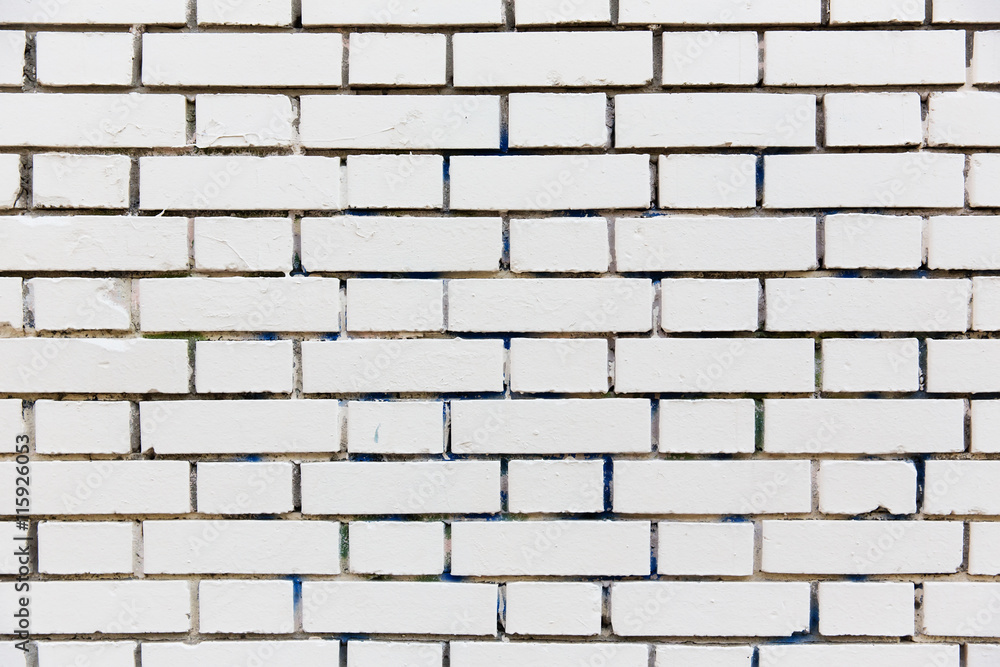 Obraz premium White brick wall texture