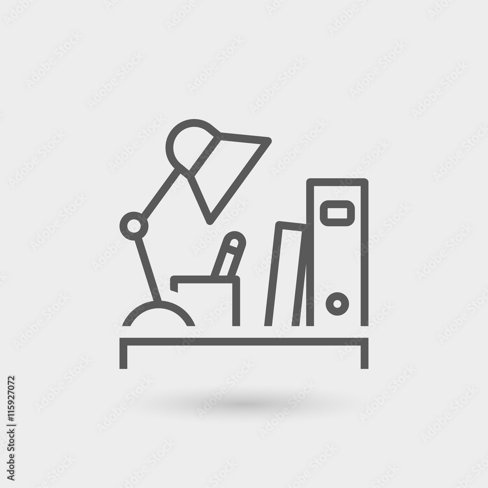 workplace thin line icon workplace thin line icon